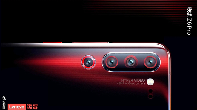 Lenovo Z6 Pro trình làng với 4 camera, giá 10 triệu đồng