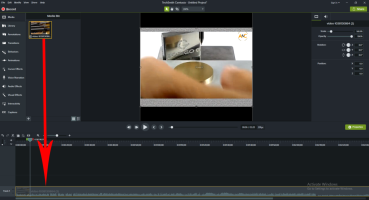 Hướng dẫn chèn Logo vào Video bằng phần mềm Camtasia Studio