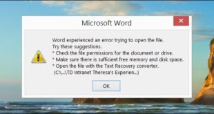 Hướng dẫn khôi phục tài liệu bị mất trong Word 2016