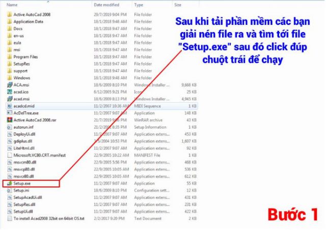 Chạy file "Setup.exe"