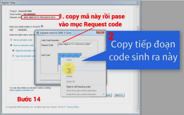 Copy - Paste các đoạn code