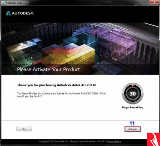 Thực hiện Active Autocad 2014