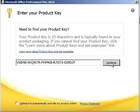 Cách sử dụng key office 2010 professional plus 32bit