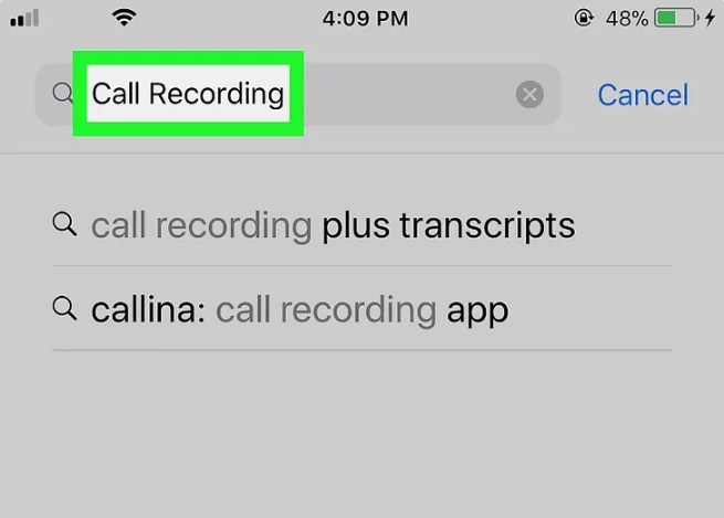 Nhập Call Recording