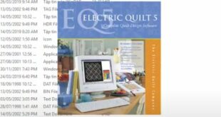 Thiết kế chăn bông/điện đầy đủ với Electric Quilt 5