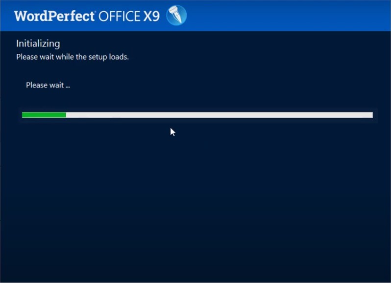 Download và cài đặt bộ công cụ Corel WordPerfect Office X9 1 Chạy bộ cài đặt