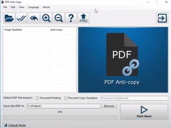 Khởi chạy PDF Anti-Copy Pro