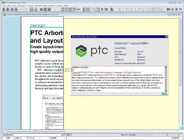 PTC Arbortext Layout Developer 12