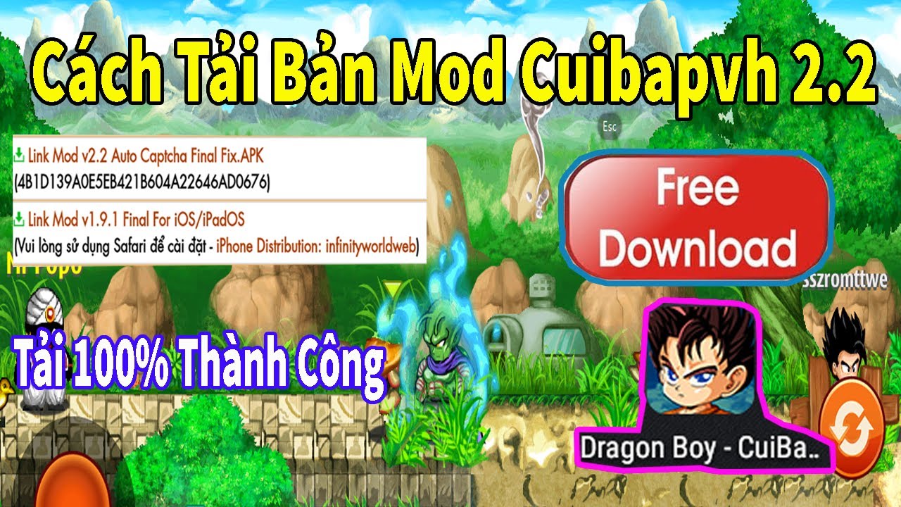 CẬP NHẬT DOWNLOAD HACK CUIBAPVH MOD APK MỚI NHẤT!