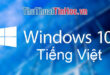 Cách cài đặt tiếng Việt trên Windows 10