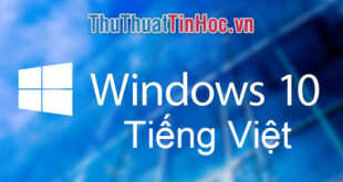 Cách cài đặt tiếng Việt trên Windows 10