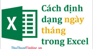 Cách định dạng ngày tháng trong Excel: Hướng dẫn chi tiết và dễ hiểu