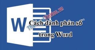 Cách sử dụng phân số trong Word hiệu quả