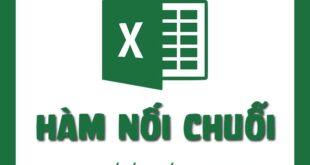 Cách sử dụng và ví dụ về hàm nối chuỗi trong Excel