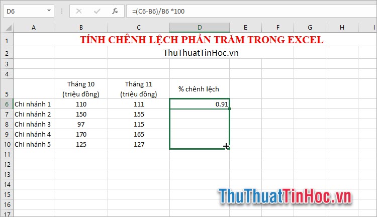 Bạn nhấn giữ và kéo xuống các dòng cần sao chép công thức