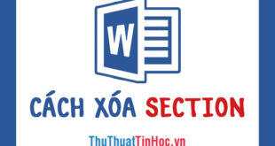 Cách xóa phần trong văn bản Word