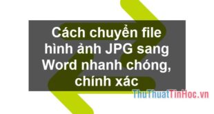 `Chuyển đổi JPG sang Word nhanh chóng: Hướng dẫn đơn giản`