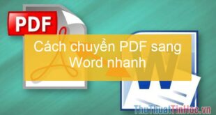 `Chuyển đổi PDF sang Word nhanh và chính xác`