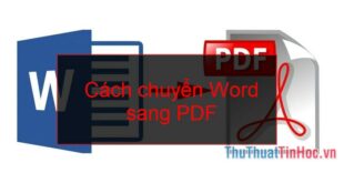 Chuyển đổi Word thành PDF dễ dàng