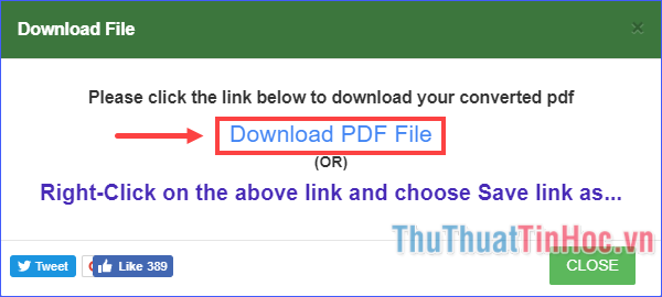 Click vào Download PDF File để tải file PDF về máy