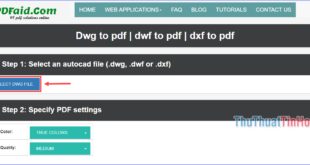 Chuyển file Cad sang PDF nhanh và chính xác nhất: Cách làm hiệu quả