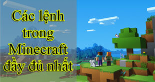 Đầy đủ mã lệnh Minecraft - Tổng hợp đầy đủ nhất