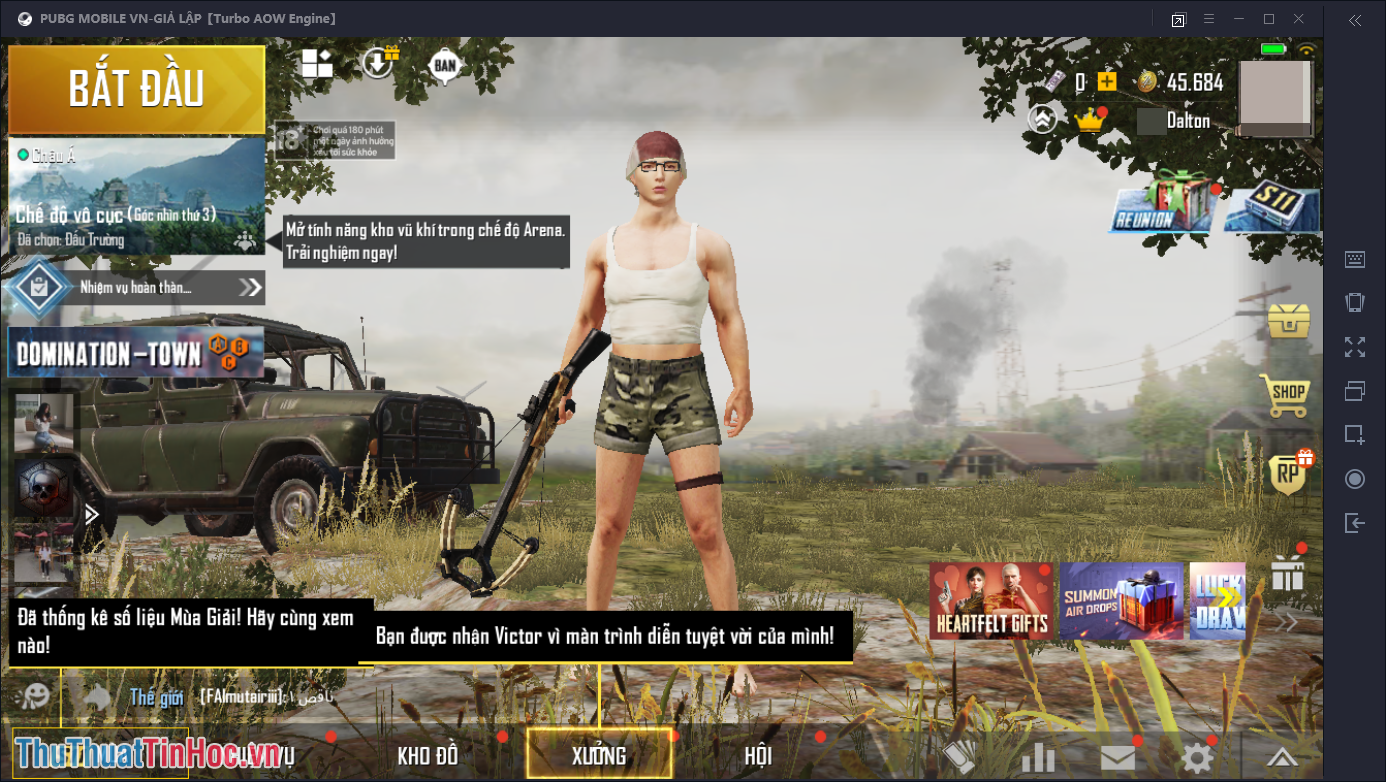 Đăng nhập tài khoản PUBG Mobile Việt Nam