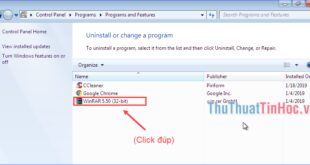 Gỡ phần mềm trên Windows 7 nhanh nhất: Cách đơn giản và hiệu quả