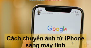 `Hướng dẫn chuyển ảnh từ iPhone sang máy tính`