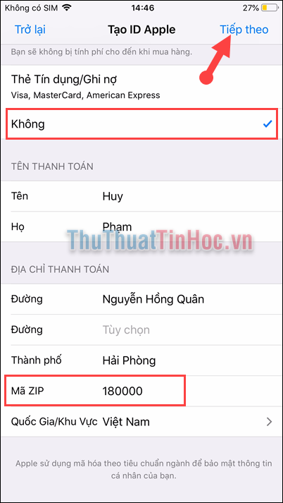 Tiếp theo