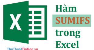 Hướng dẫn sử dụng và ví dụ về hàm SUMIFS trong Excel