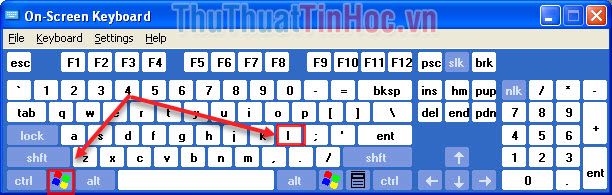Sử dụng tổ hợp lệnh Windows + L