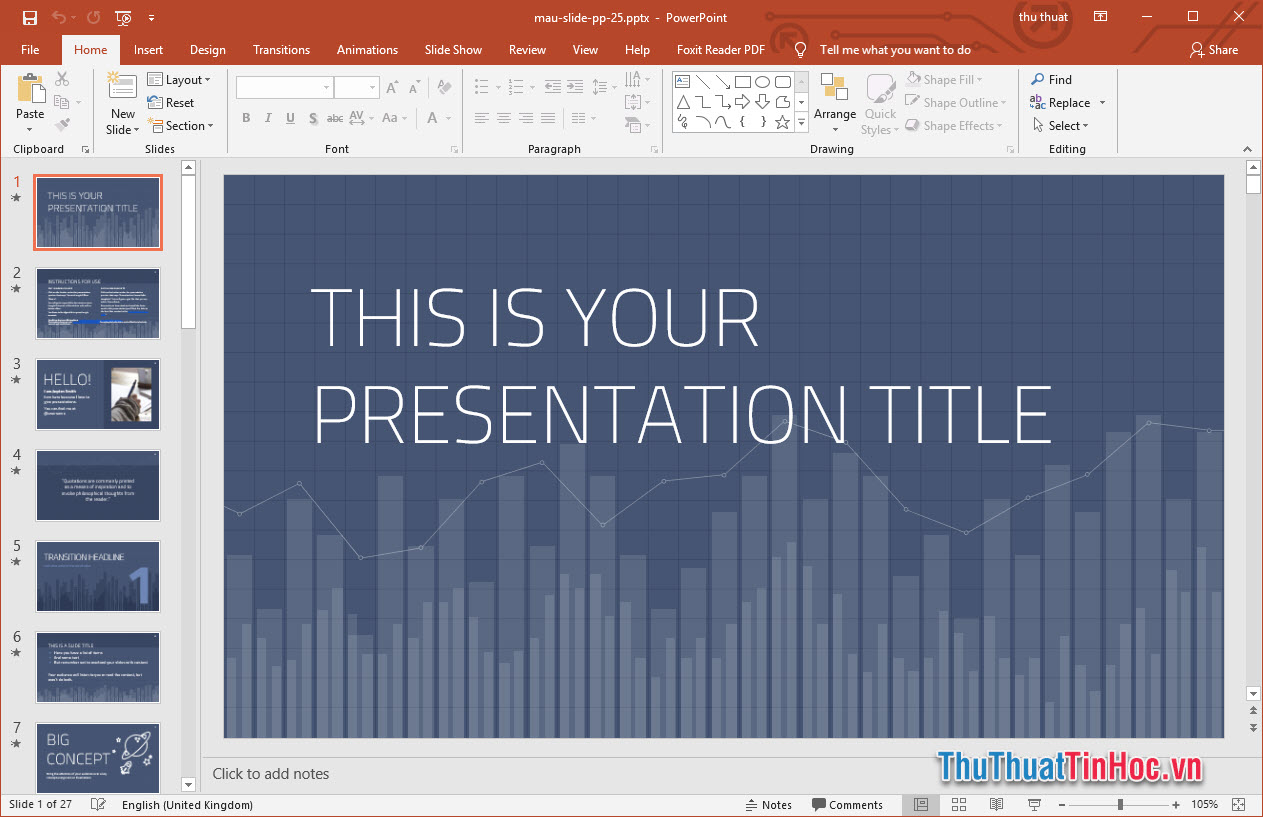 Slide thuyết trình Powerpoint đẹp