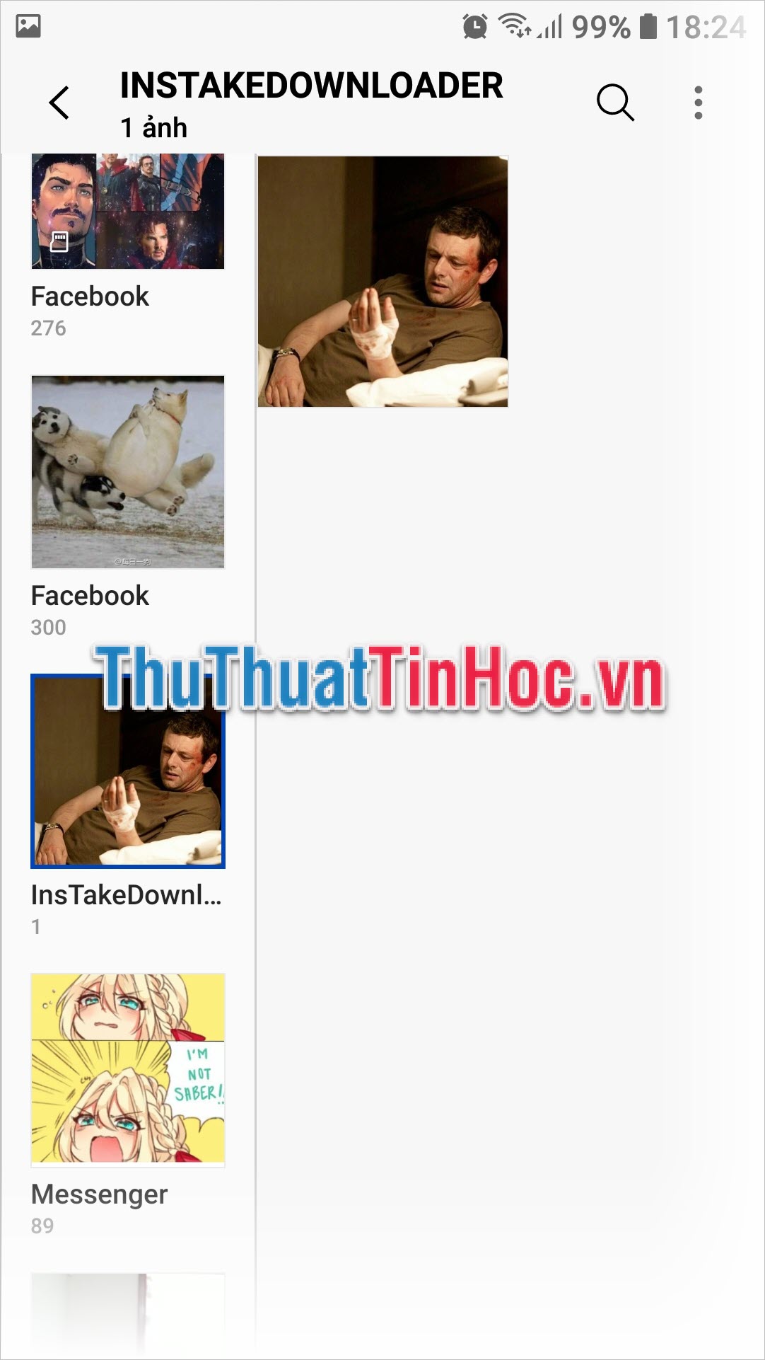 Ảnh tải về nằm trong InsTakeDownloader