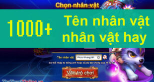 Top 1000+ Nhân vật Game đỉnh nhất mọi thời đại