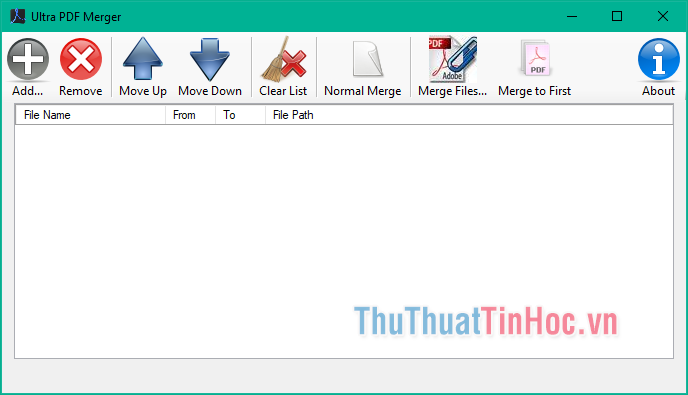 Phần mềm Ultra PDF Merger