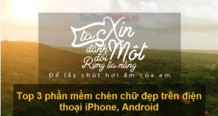 Top 3 ứng dụng chèn chữ đẹp nhanh trên iPhone và Android