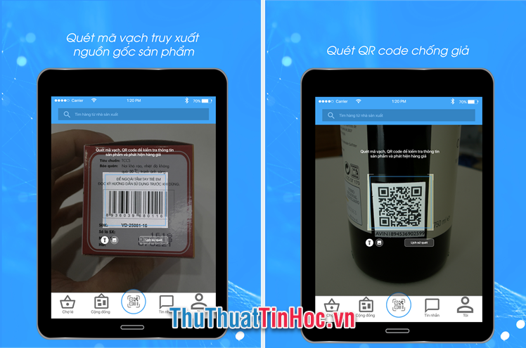 Barcode Việt iOS, Android và Windows Phone