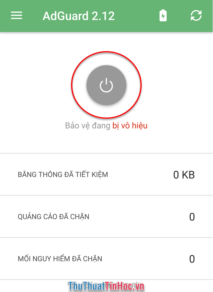 Bắt đầu chặn quảng cáo