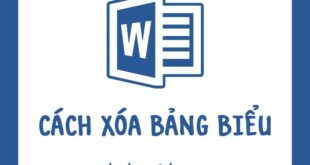 Xóa bảng trong Word: Cách thực hiện đơn giản và nhanh chóng