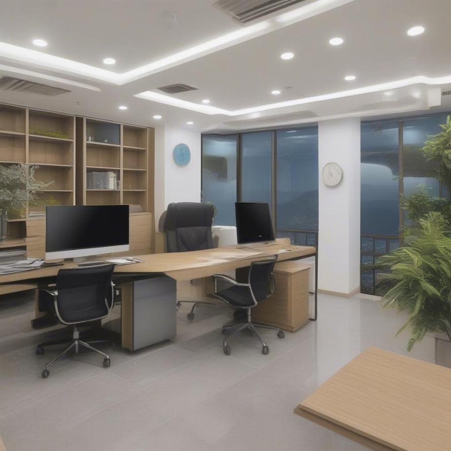 Văn phòng riêng tiện nghi tại E Office Nha Trang